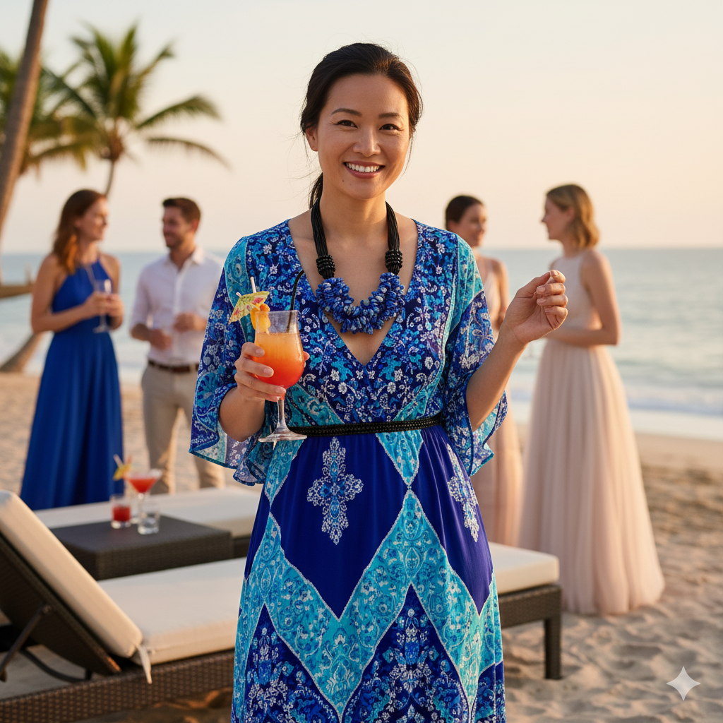 55cm Opera Length Necklace with Blue Lapis Lazuli Cluster Pendant
