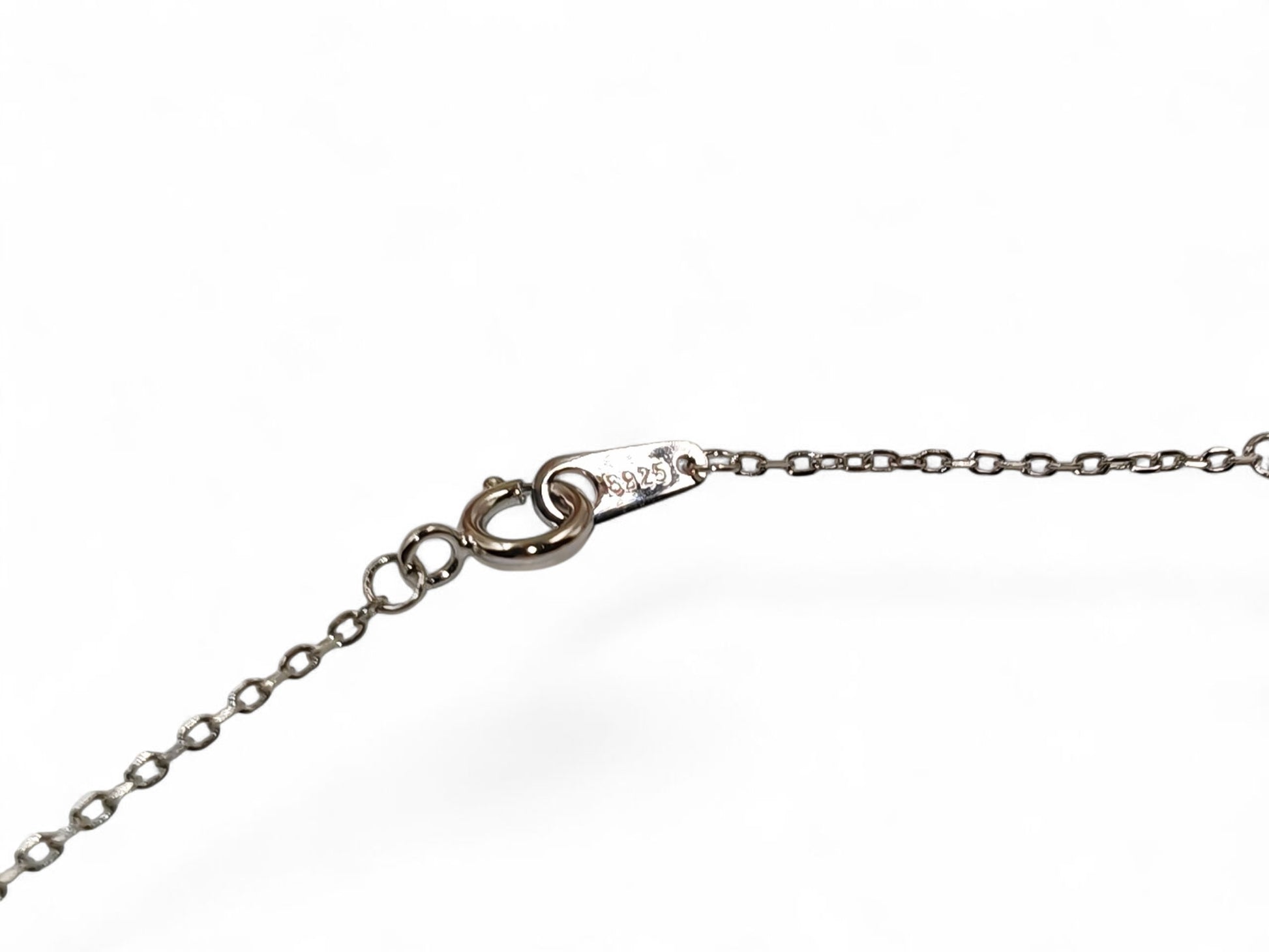 Silver bracelet with clasp with 925 stamp