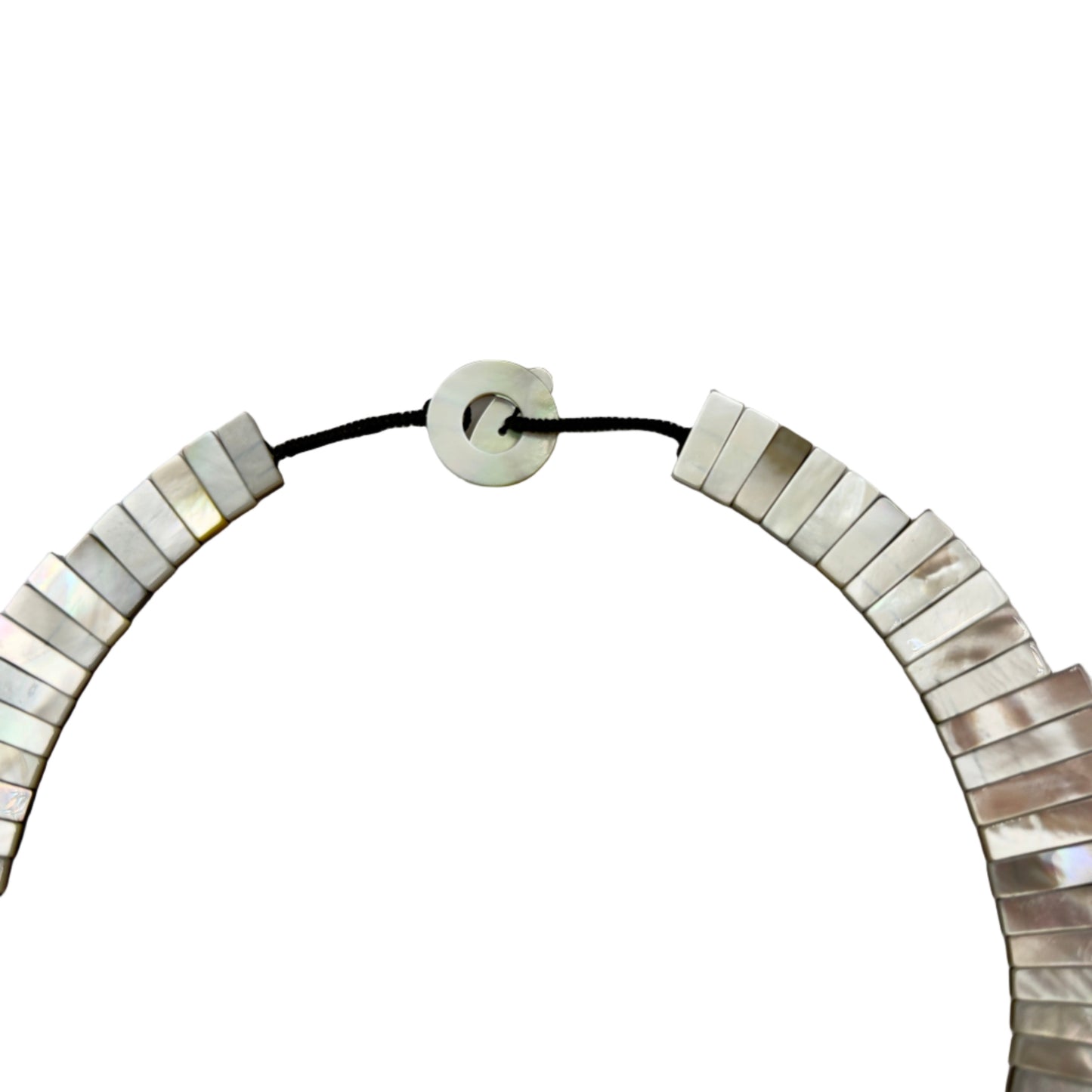 Dual-Coloured Abalone Shell Segment Necklace